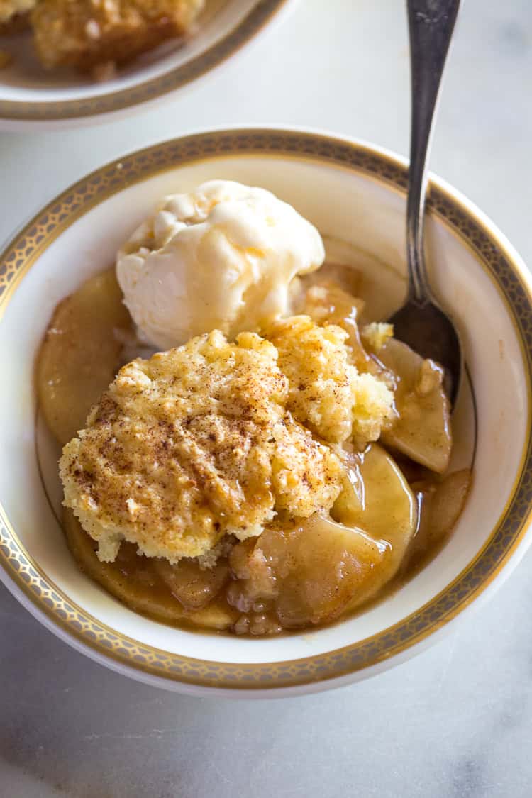 Apple cobbler is the ultimate comfort dessert for crisp fall nights.