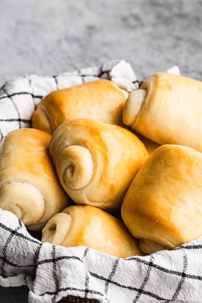 These soft and fluffy dinner rolls are a must-have for holiday meals or Sunday dinners.