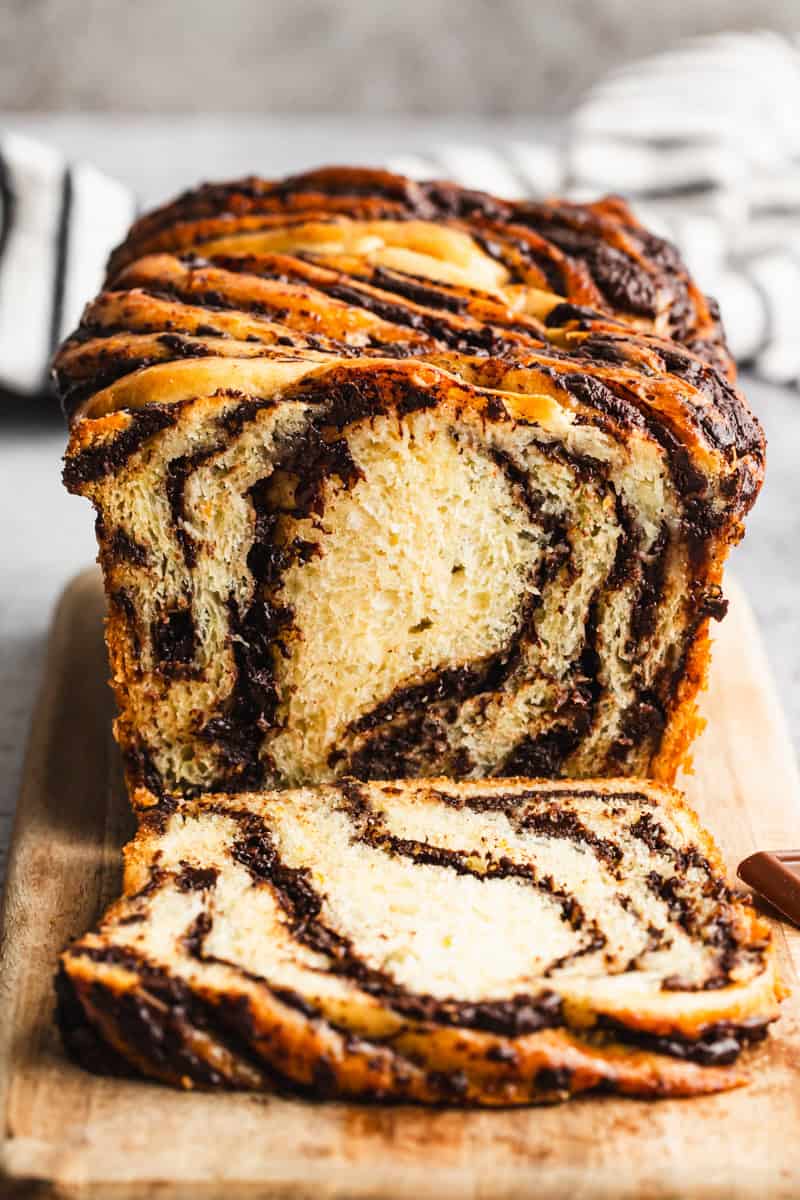 Chocolate babka makes the perfect holiday loaf or edible gift with its rich flavor and beautiful swirls. Plus, it's easier to make than it looks!