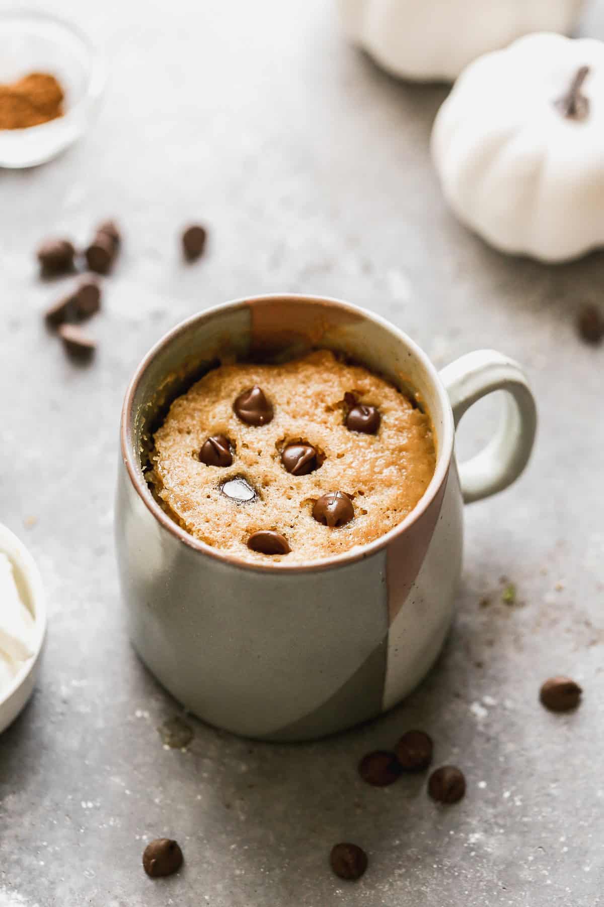 This quick pumpkin mug cake recipe is ready in minutes for a cozy solo treat or last-minute dessert.