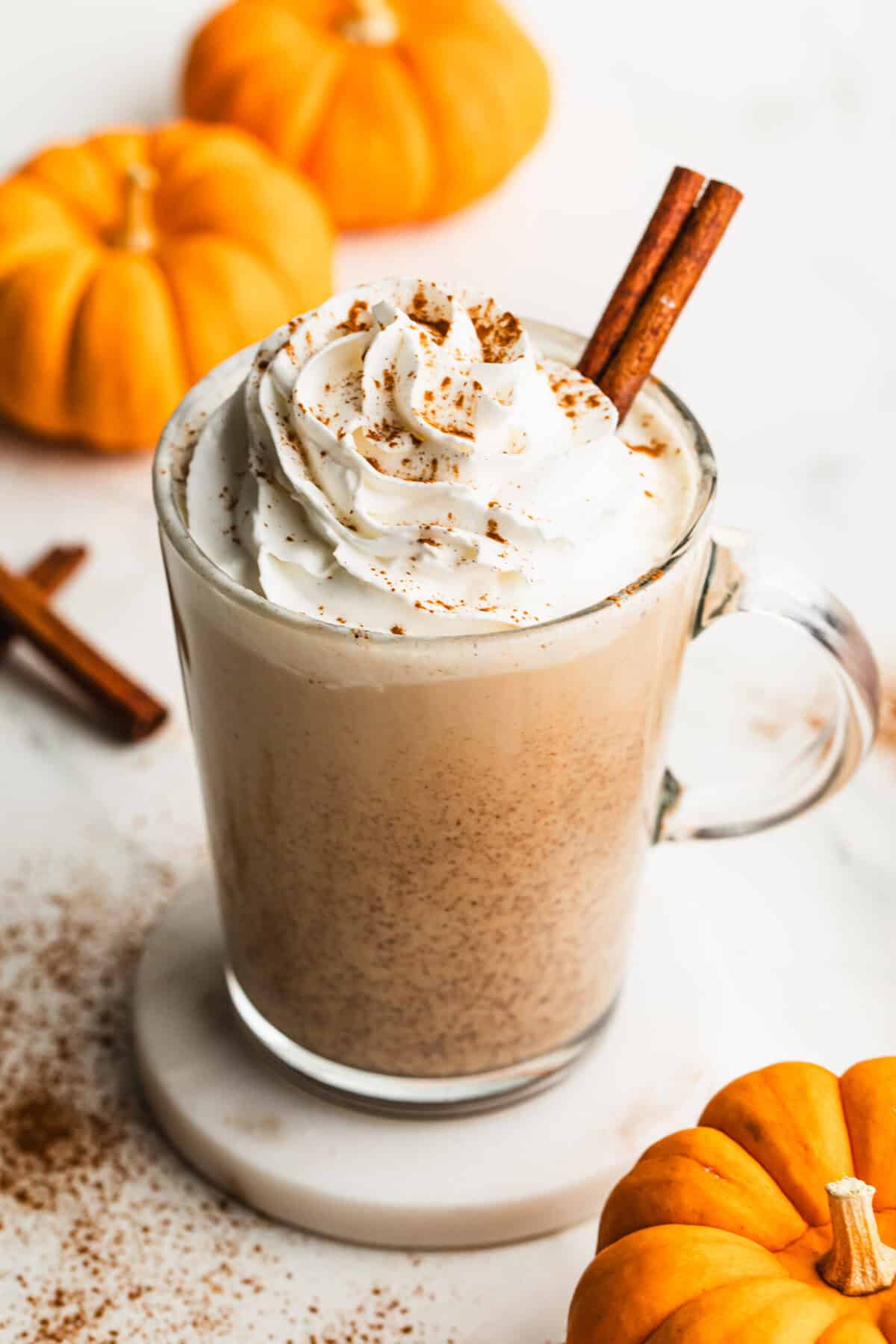 This creamy pumpkin spice eggnog recipe brings warm fall flavors into your mugs for holiday sipping.