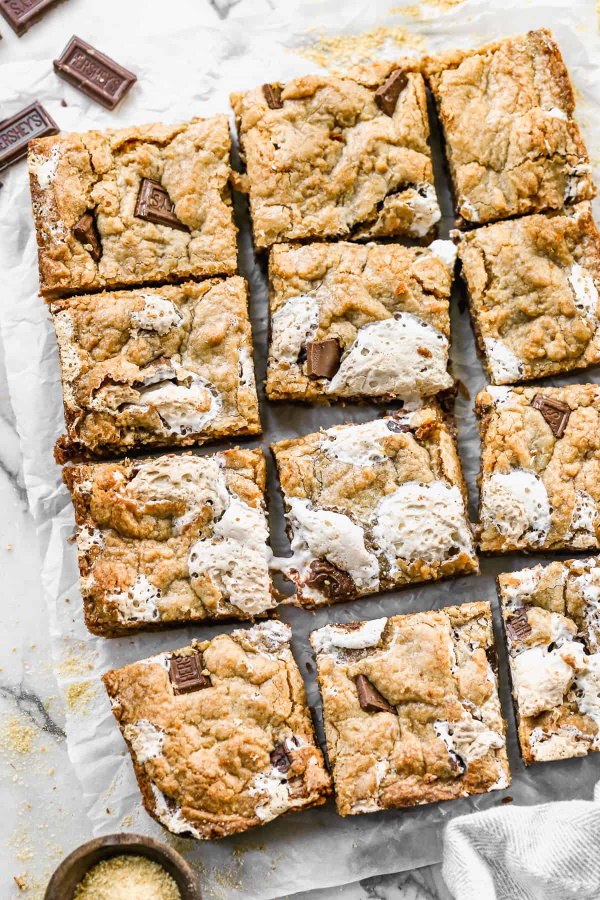 S’mores Bars recreate nostalgic campfire flavor in a portable, party-friendly dessert bar.