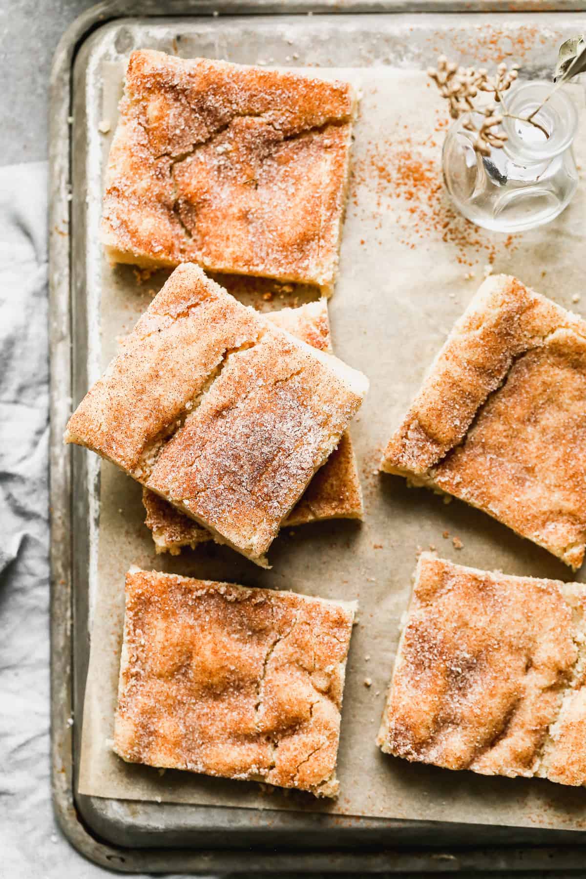 Snickerdoodle Bars are cinnamon-sugar crowd-pleasers made for bake sales and big batches.