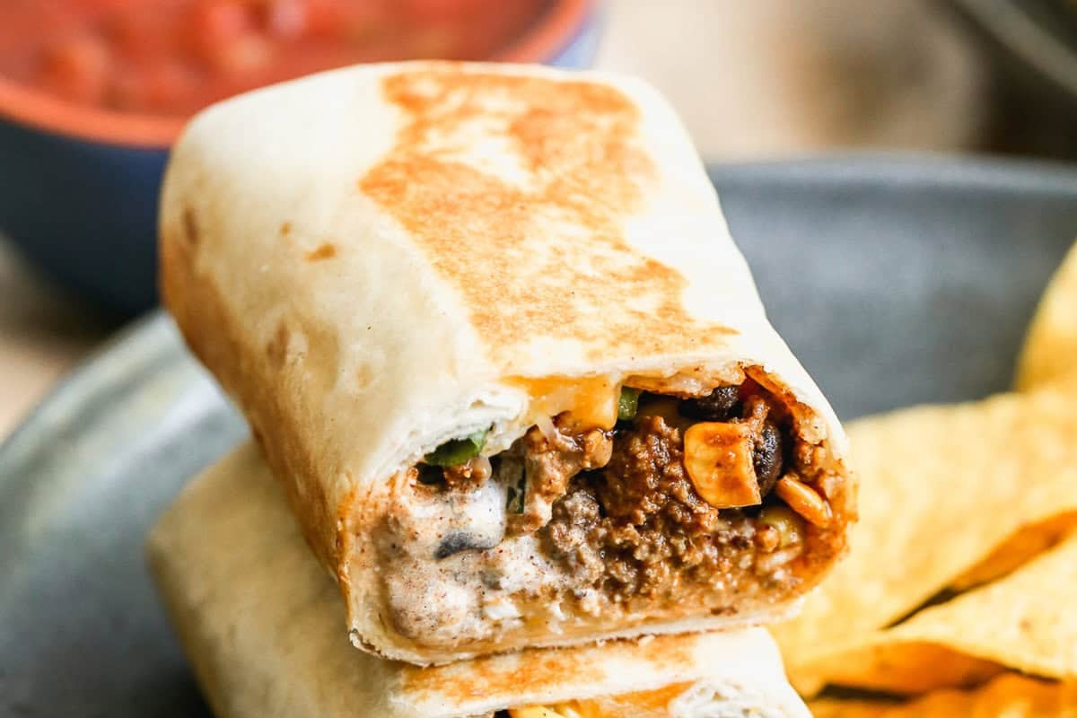 This crispy southwest wrap is a quick-grilled dinner or lunch option packed with Tex-Mex flavor and perfect for on-the-go meals.
