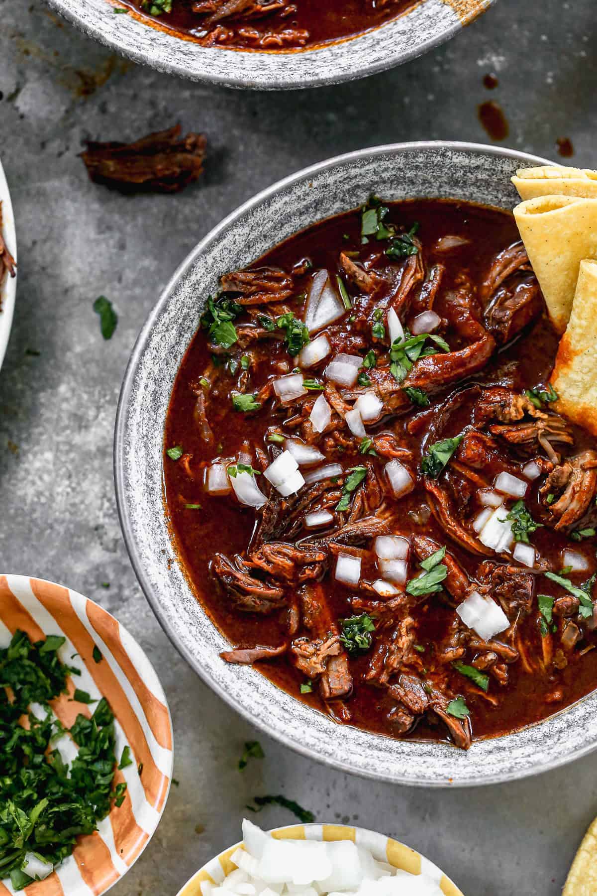 Beef birria brings next-level Mexican flavors to Thanksgiving with rich broth and tender meat perfect for tacos or stew.