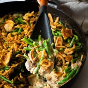 This easy Green Bean Casserole recipe is packed full of healthy and fresh ingredients, making this classic side full of flavor and something people want to eat!