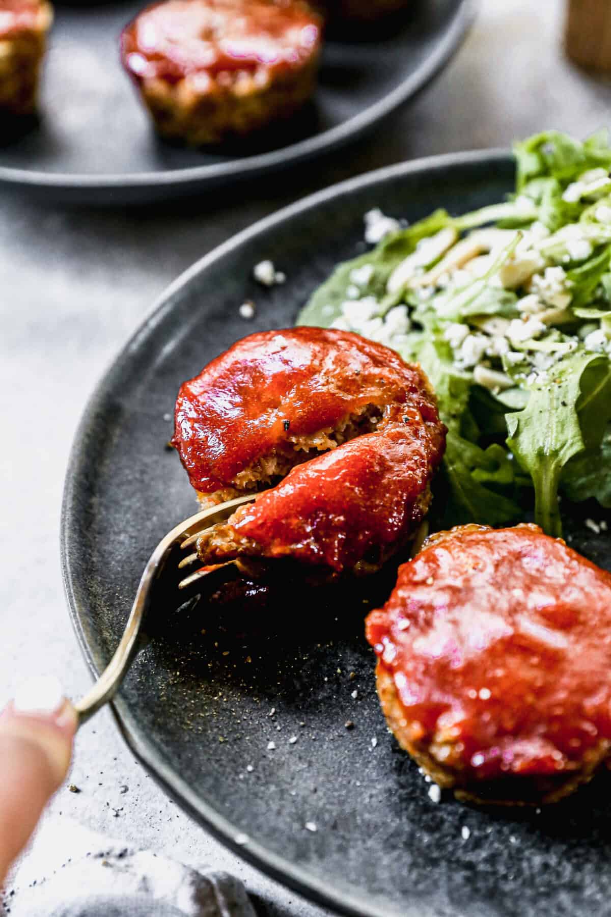 This mini meatloaf recipe makes individual portions that are easy for small hands and busy nights.