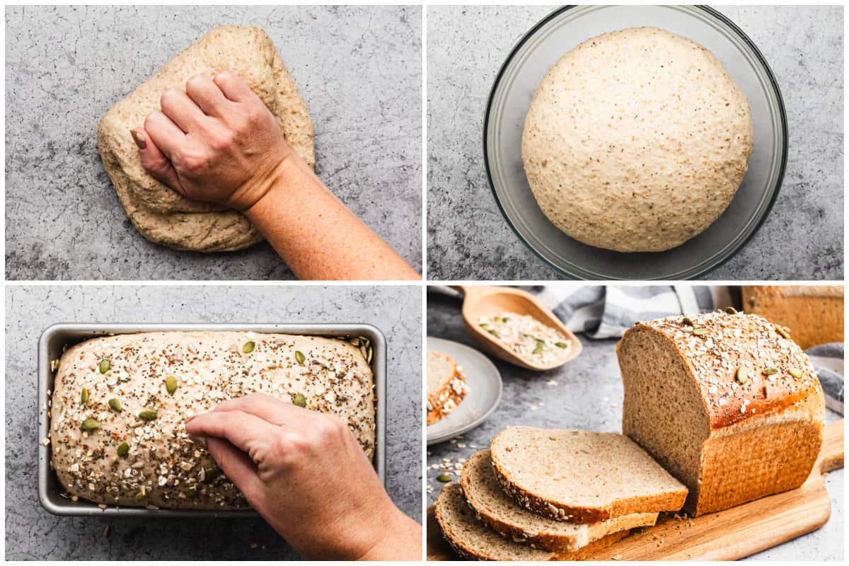 This healthy Multigrain Bread recipe is so easy and fun to make and it tastes even better than the bakery!
