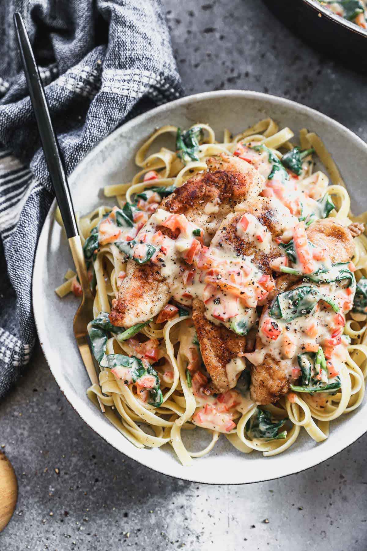 Tuscan Chicken Pasta is a quick one pot dinner that feels restaurant-worthy but is easy enough for any weeknight.