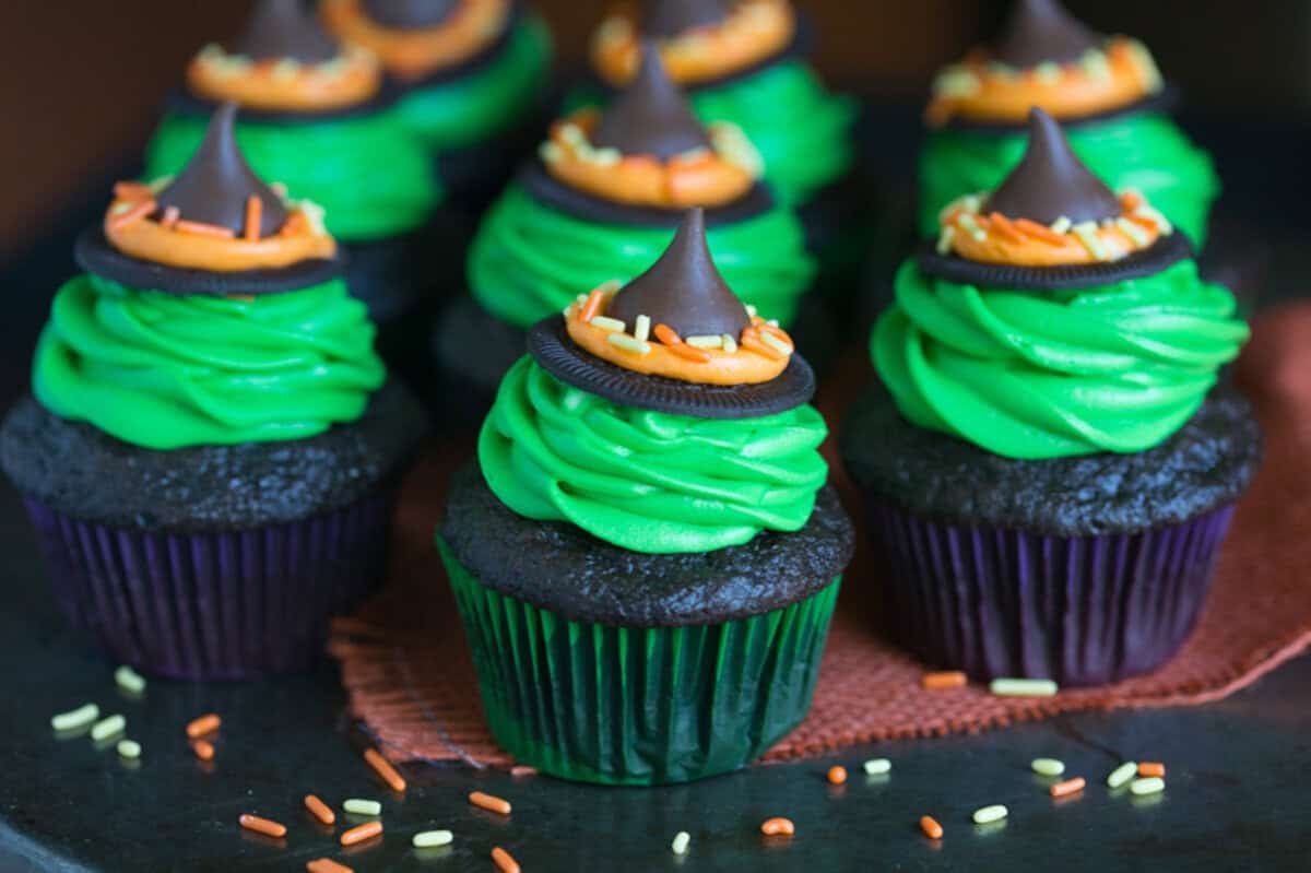 Witch hat cupcakes are a fun Halloween baking project with simple ingredients and kid-friendly decorating.
