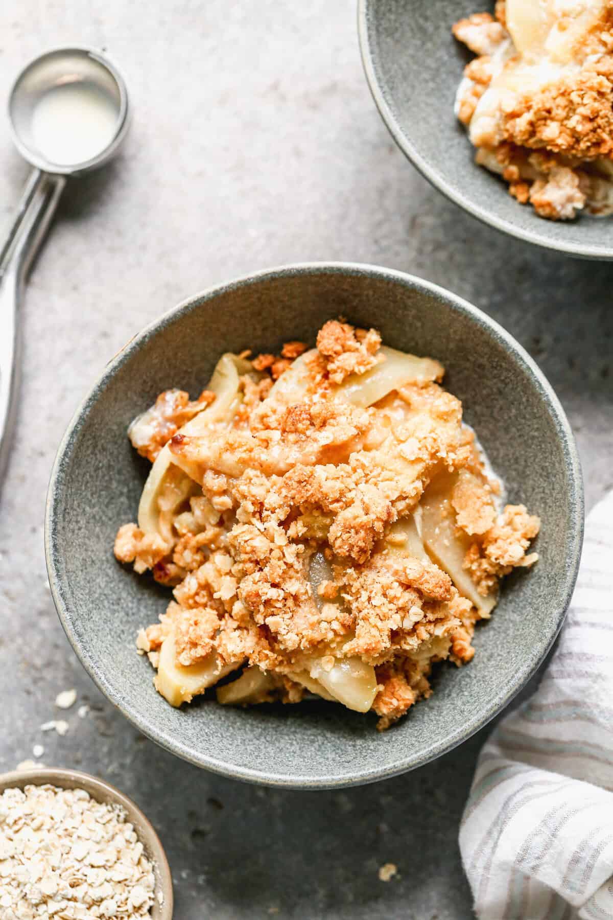 This Apple Crisp brings all the warm, spiced fall flavors you love in an easy, crowd-pleasing dessert.