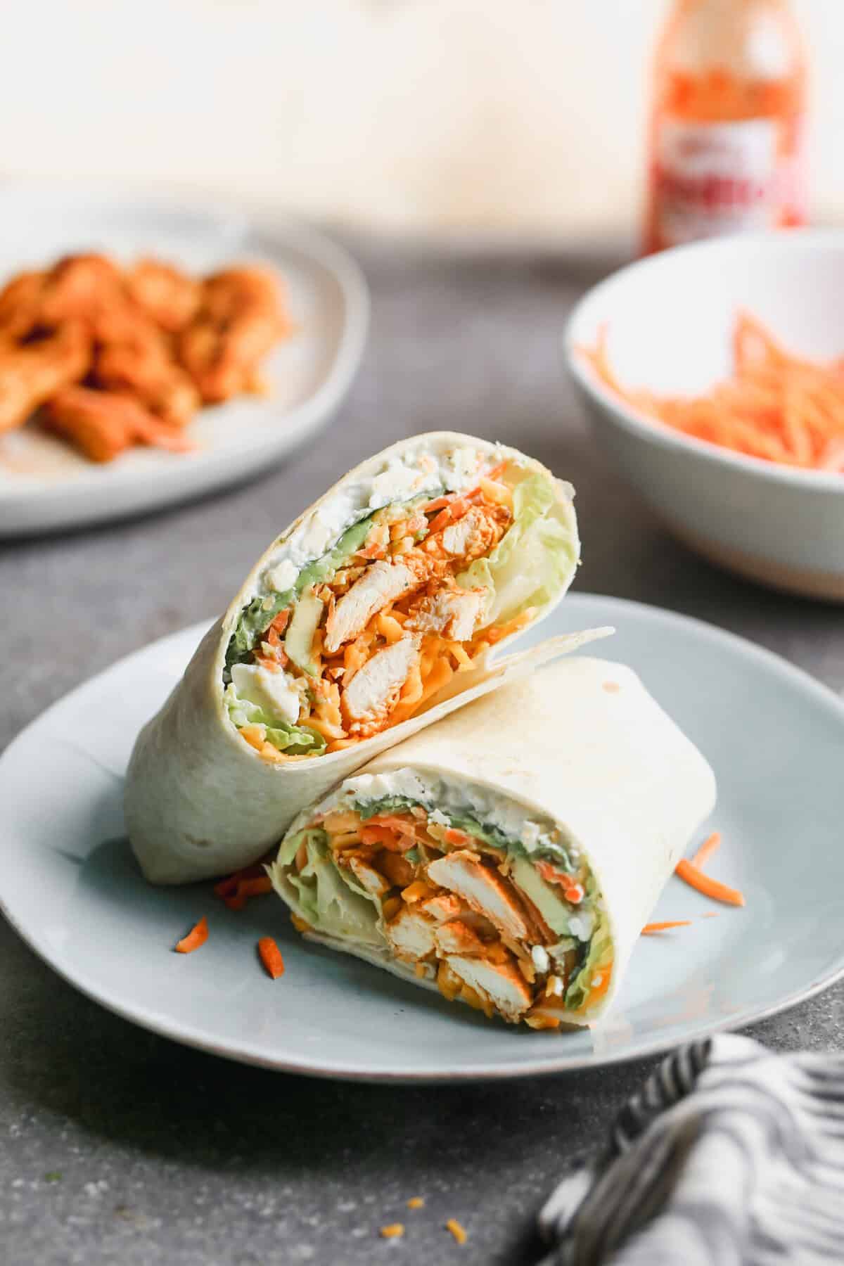 This spicy Buffalo Turkey Wrap is a quick and flavorful way to enjoy leftovers with a fresh twist.