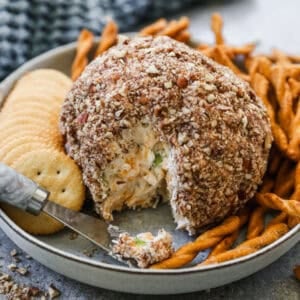 This make-ahead cheese ball can be prepared days in advance so you have one less thing to worry about on Thanksgiving.