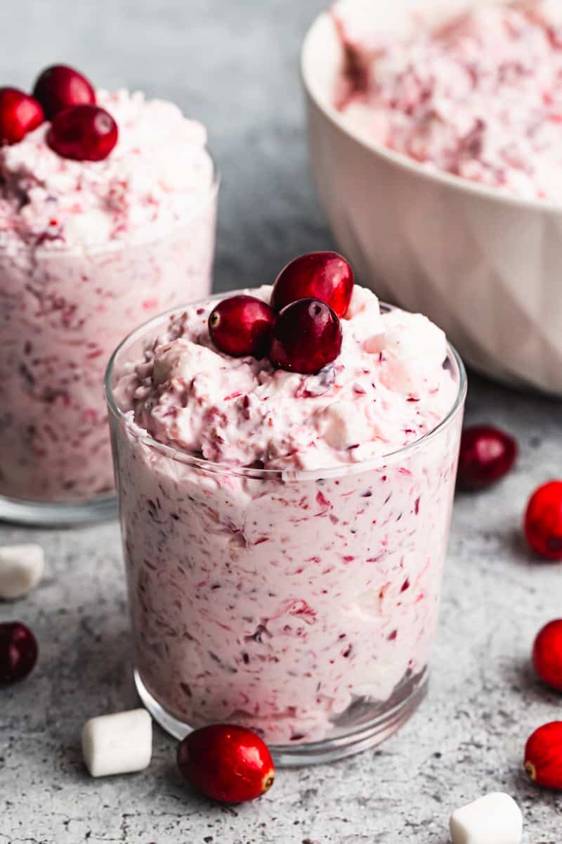 Cranberry Fluff Salad is a family favorite that’s always a hit on dessert tables during the holidays.