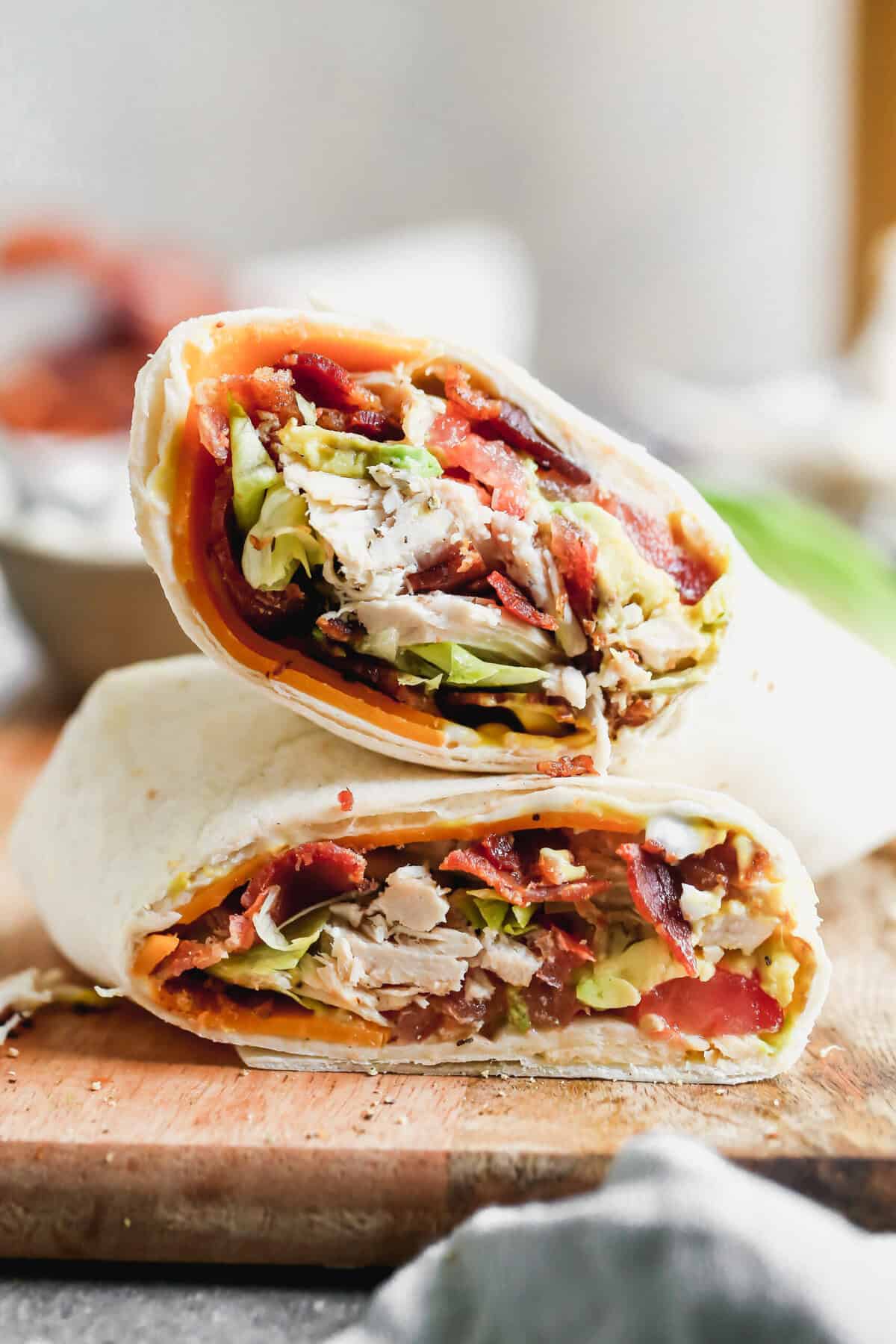 This turkey club wrap gives you a crisp, no-cook dinner that’s great for using up fridge staples.