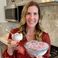 Cranberry Fluff Salad is a family favorite that’s always a hit on dessert tables during the holidays.