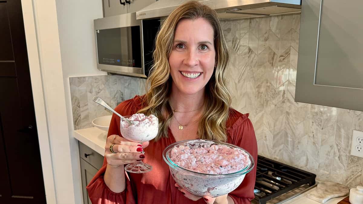 Cranberry Fluff Salad is a family favorite that’s always a hit on dessert tables during the holidays.