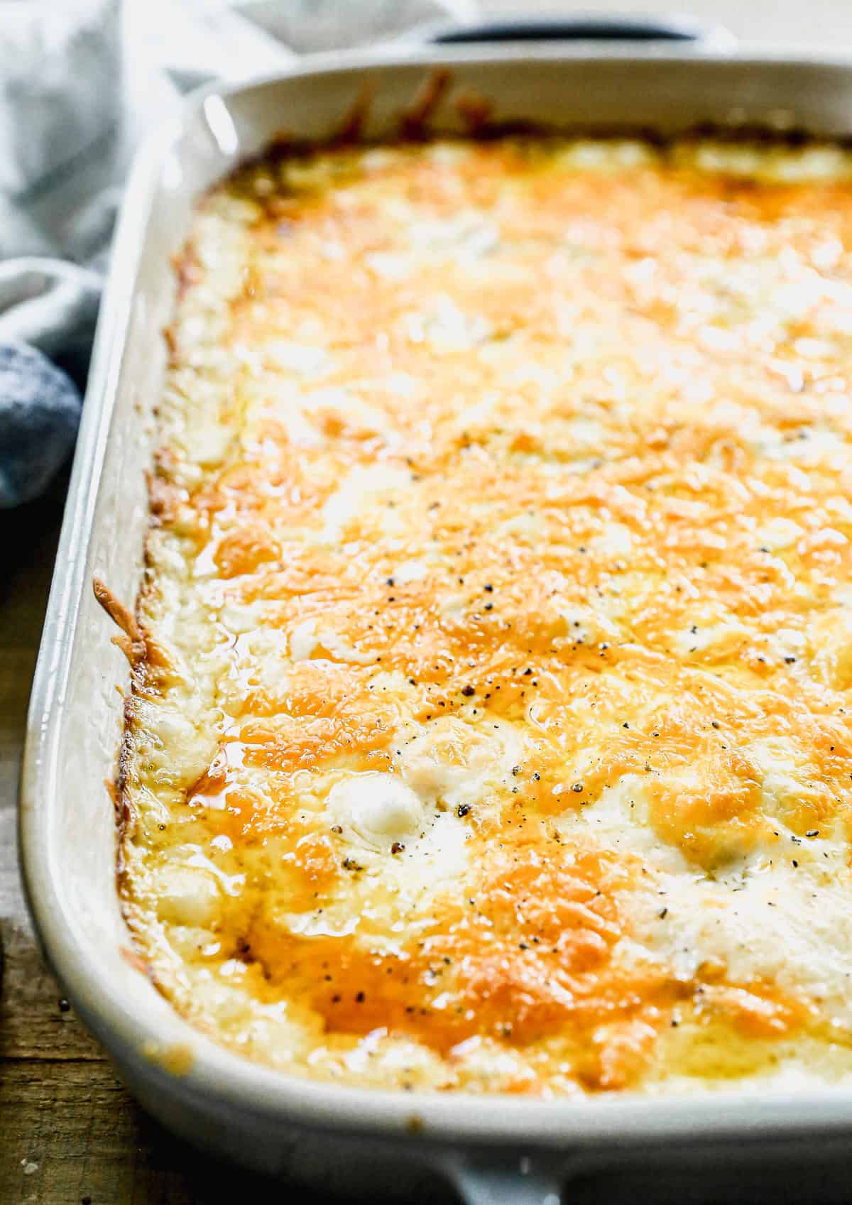 These cheesy potatoes au gratin turn leftover ham into a creamy, crowd-pleasing side.