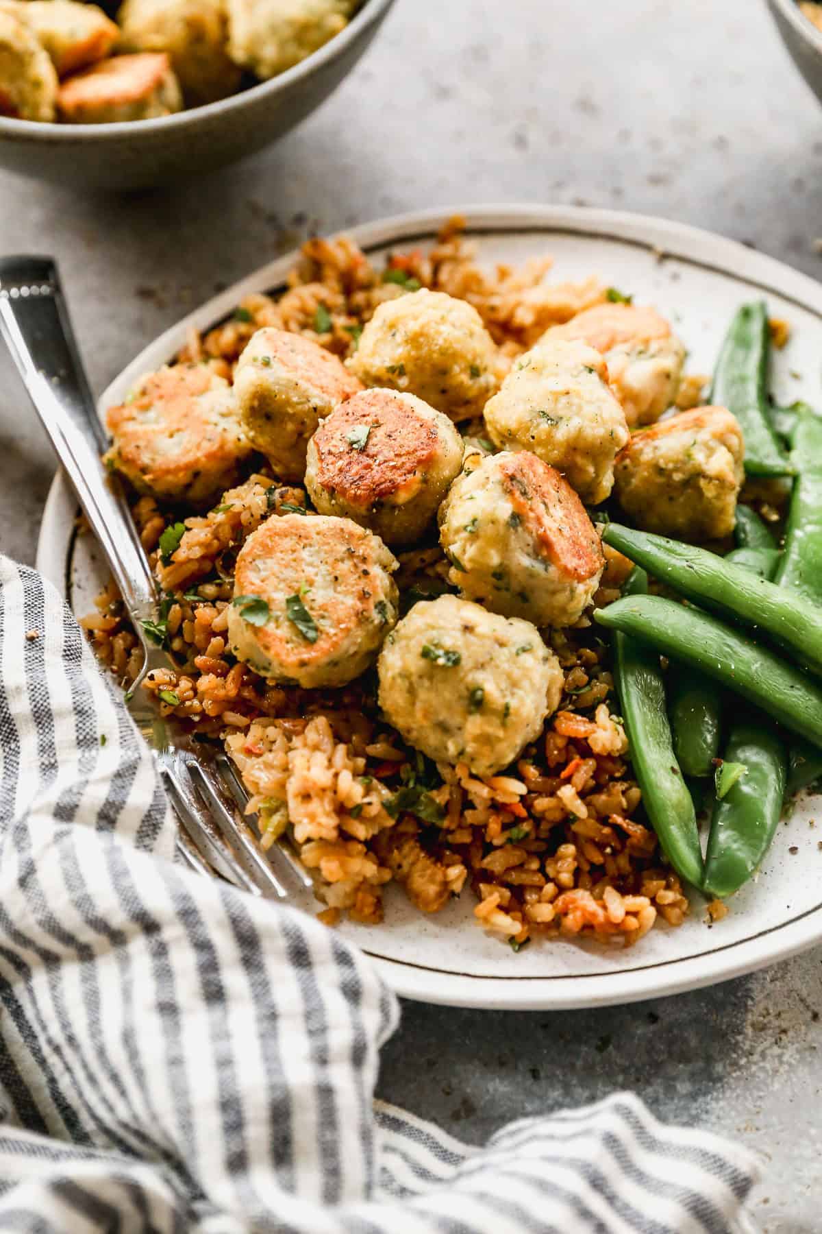 Baked Chicken Meatballs are a versatile, protein-rich dinner that works in bowls, salads, or on their own.
