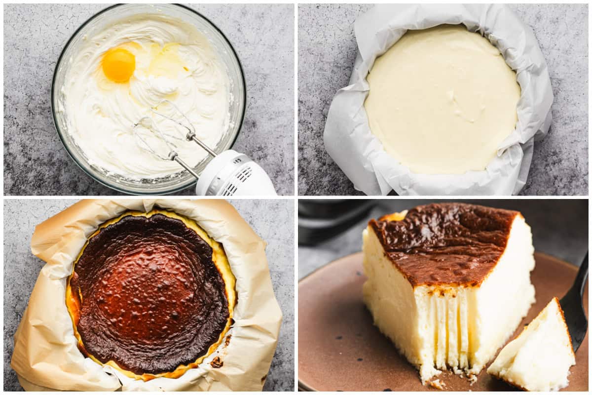 This cheesecake recipe truly couldn't be easier! It is baked in a single pan with no water bath but still gives that creamy, luscious texture. The burnt top adds the best caramelized flavor - you will be hooked!