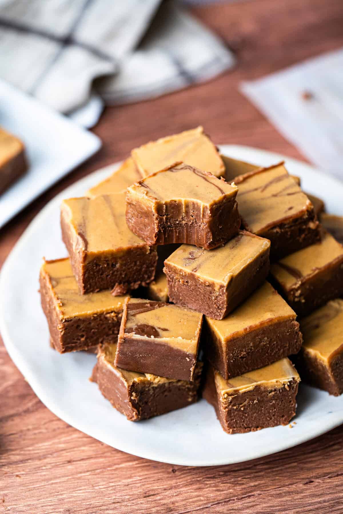 A creamy no-bake fudge that adds richness to your cookie tray without extra oven time.