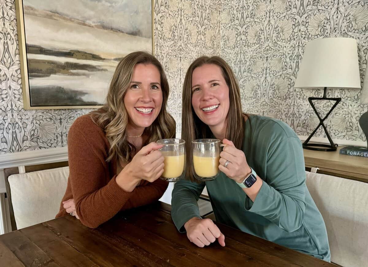 Rich, custardy eggnog made from scratch - perfect for cold winter evenings