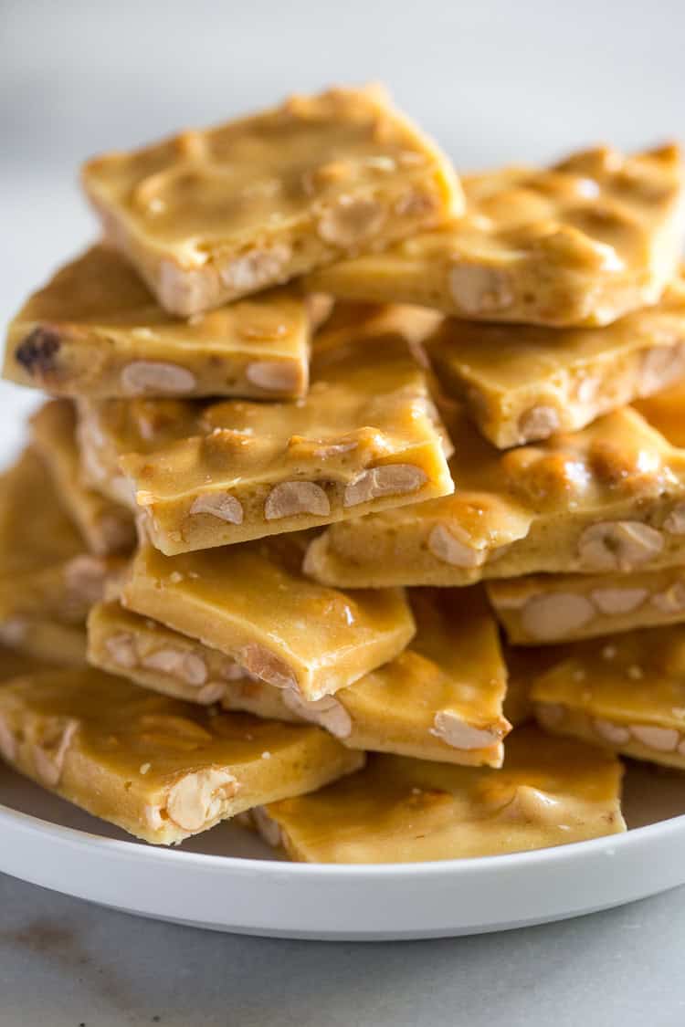 Peanut brittle is an old-fashioned holiday treat that’s easy to make and perfect for wrapping up as a homemade gift.