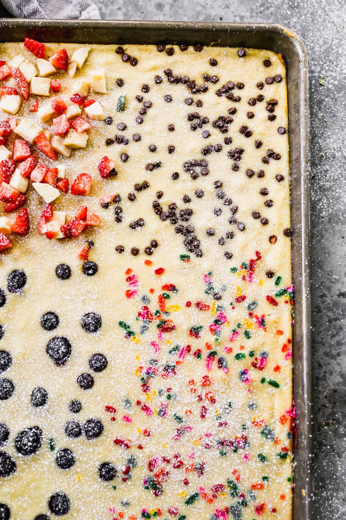 Sheet Pan Pancakes are a smart, simple way to serve pancakes to a crowd with zero flipping.