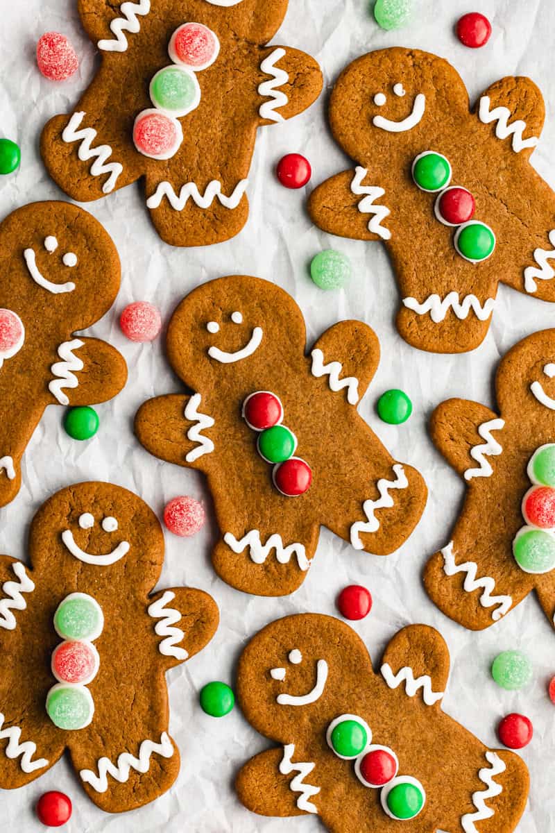 Soft Gingerbread Cookies are a classic for decorating with kids or adding to your holiday cookie list.