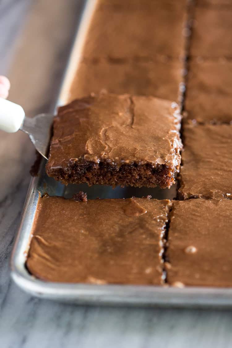 Texas Sheet Cake is a go-to chocolate dessert that’s simple to make for parties and celebrations.