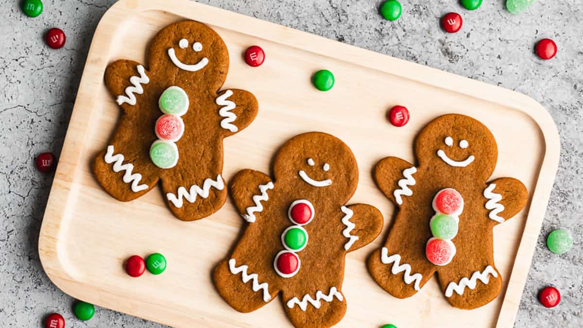 Soft Gingerbread Cookies are a classic for decorating with kids or adding to your holiday cookie list.