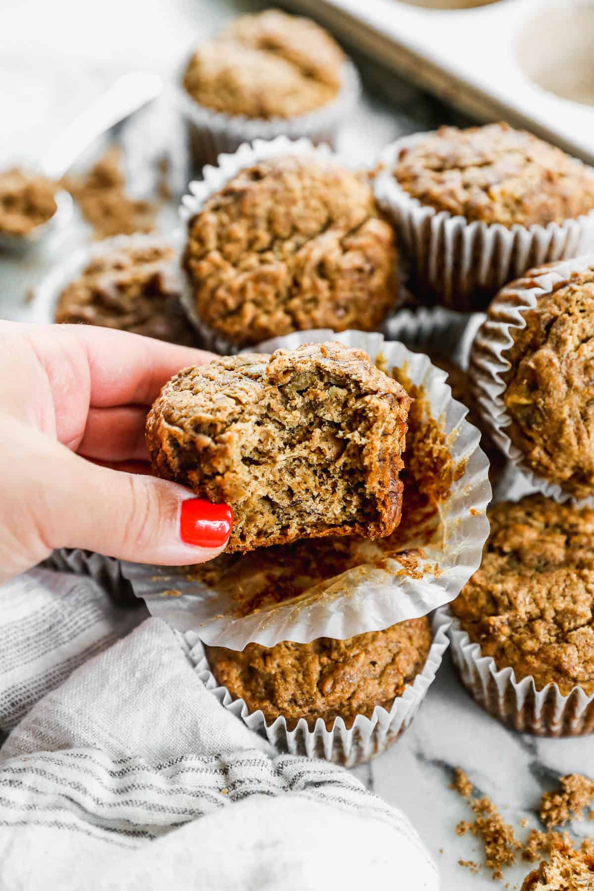 Healthy Banana Muffins are freezer-friendly and make school mornings easier and more organized.