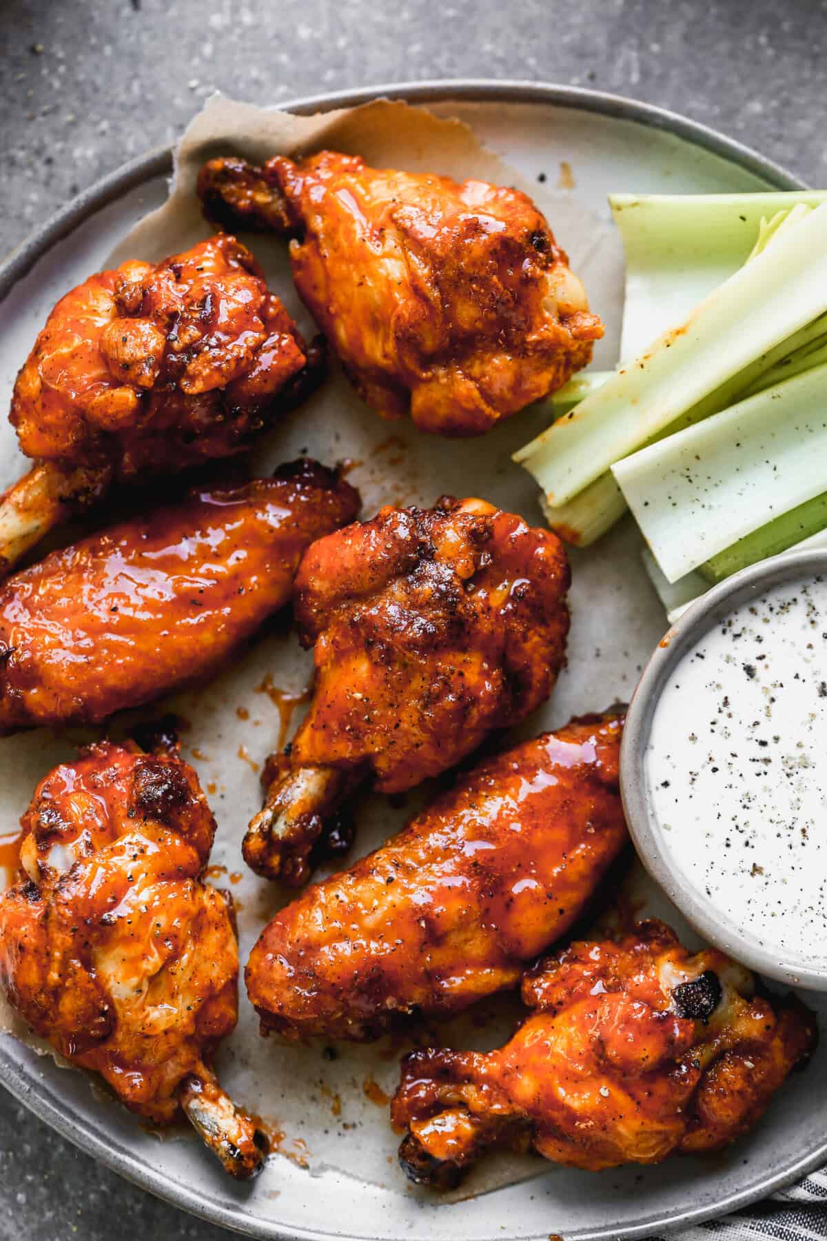 These baked chicken wings are crispy, flavorful, and a great homemade alternative to game day takeout.