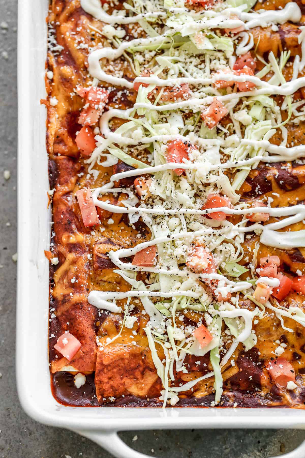 These cheese enchiladas bring cheesy, satisfying dinner comfort to every table.