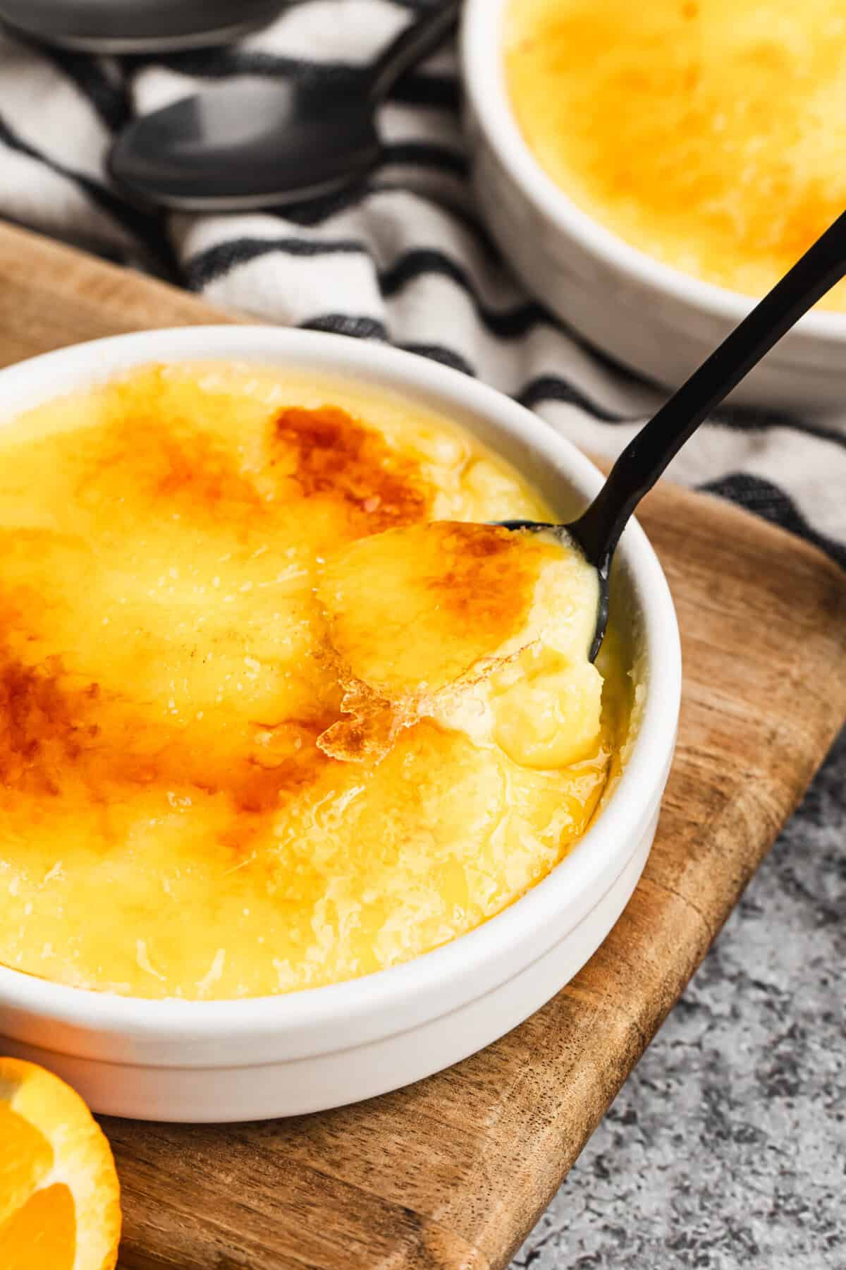 This Crema Catalana recipe is a make-ahead dessert with a creamy center and crisp sugar topping that feels effortlessly elegant.