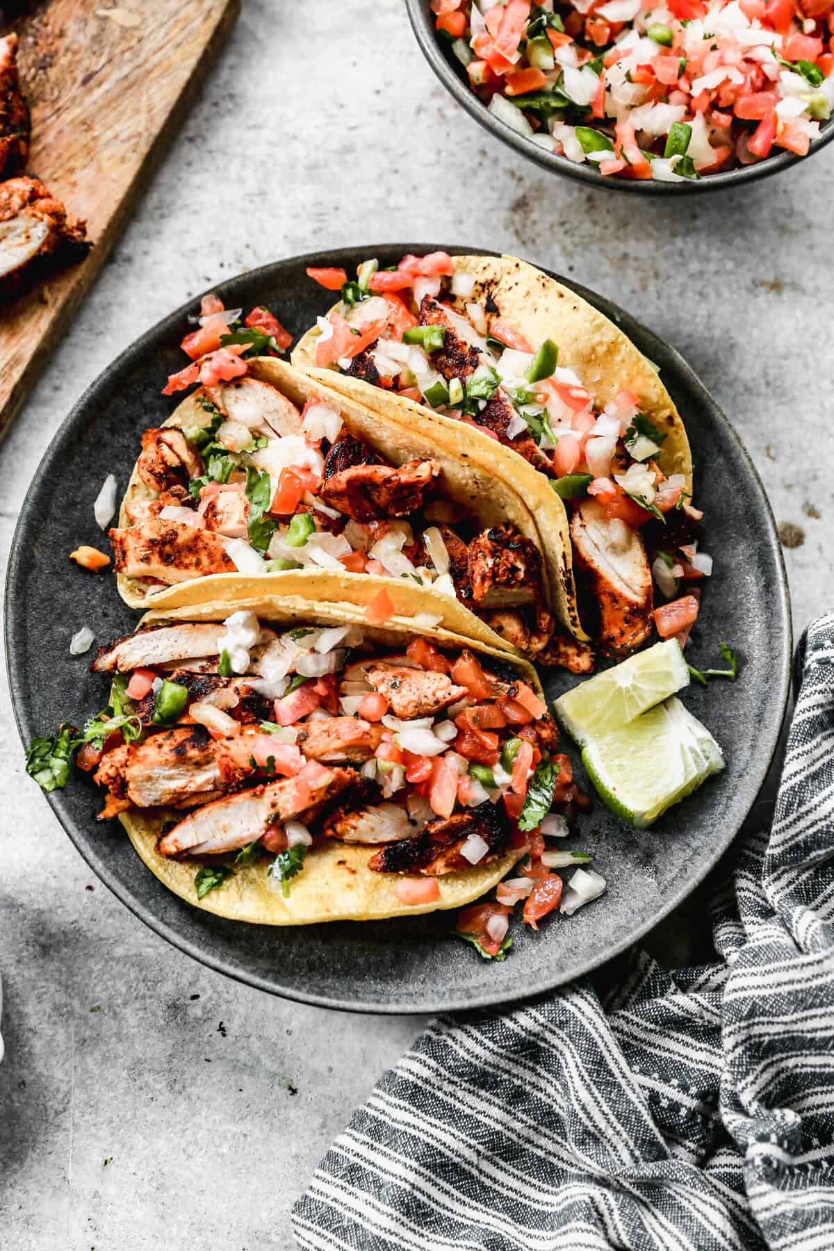 These Chicken Street Tacos are perfect for a fast, flavorful dinner that beats takeout.