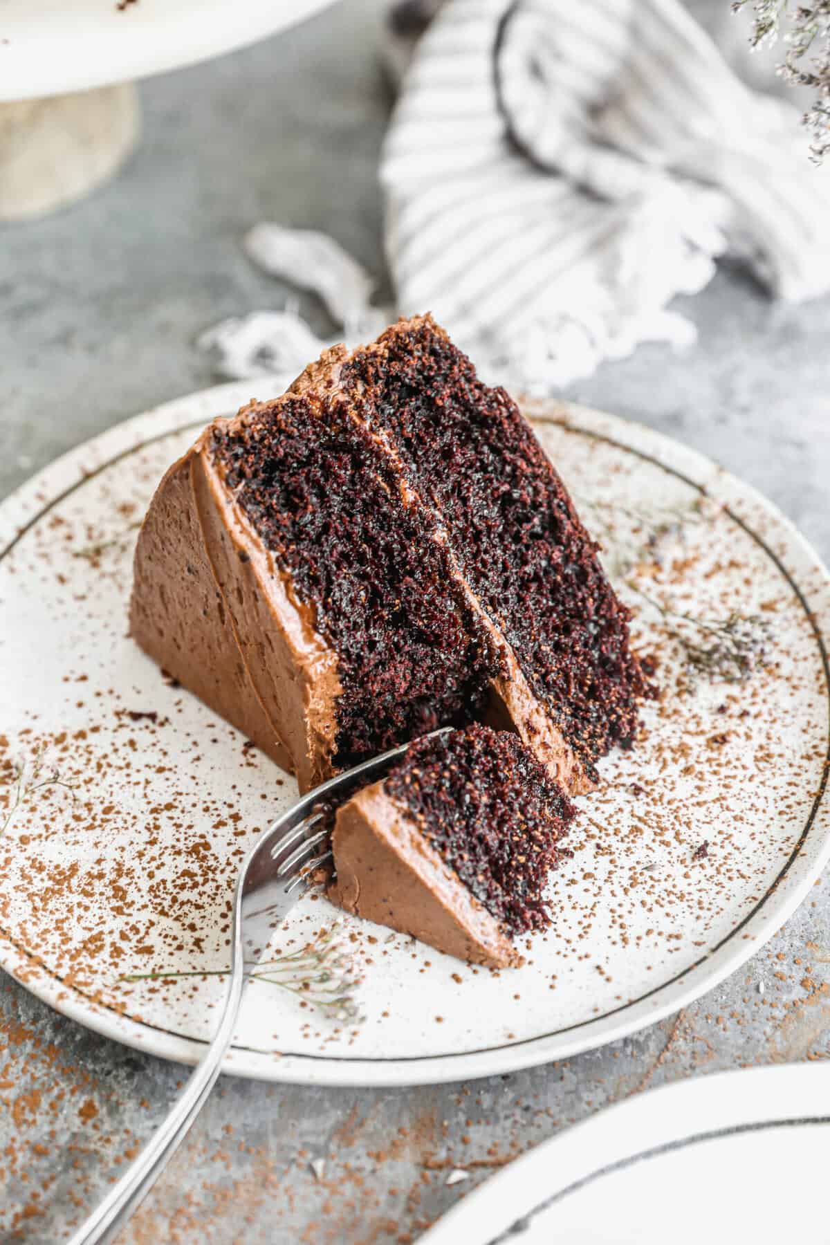 This Hershey’s chocolate cake recipe yields moist chocolate layers perfect for any celebration.