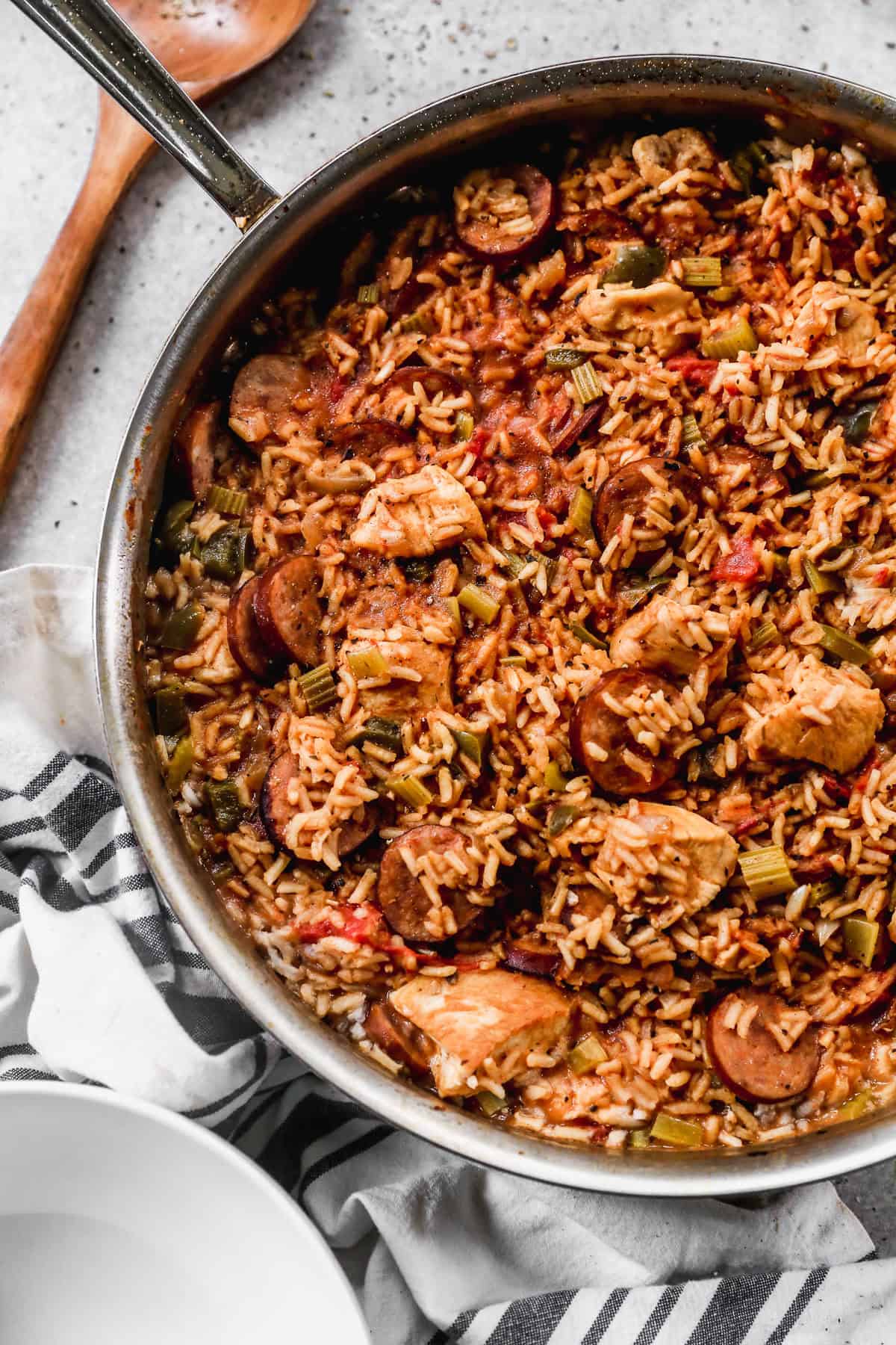 Jambalaya is a simple one-pot dinner that brings Mardi Gras flavor to your table with minimal effort.