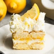 A creamy lemon tiramisu dessert that brings citrus brightness to a classic treat.