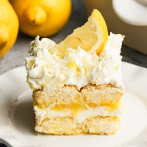 A creamy lemon tiramisu dessert that brings citrus brightness to a classic treat.