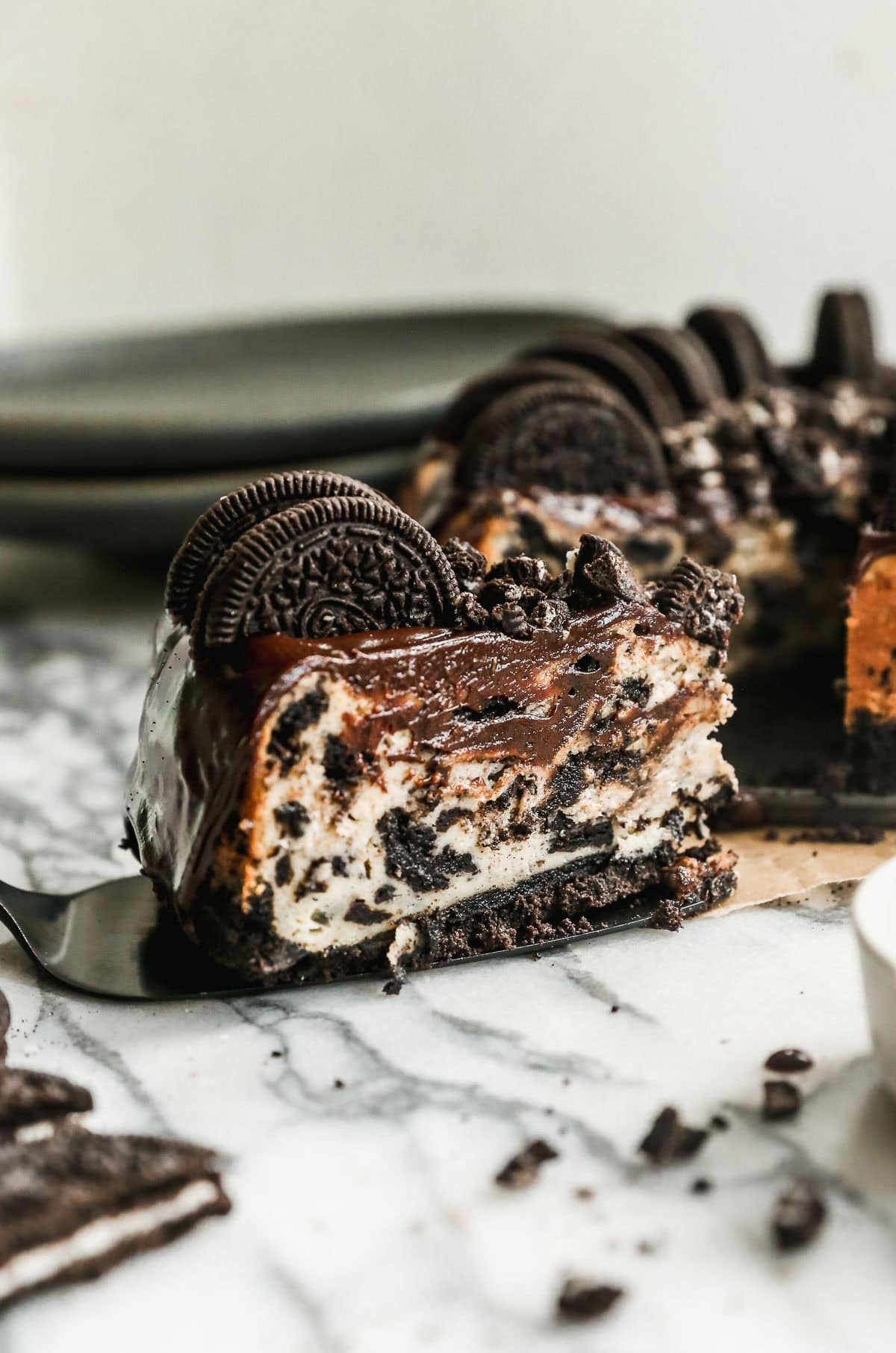 This Oreo Cheesecake recipe is rich, creamy, and packed with cookies-and-cream flavor for any celebration.