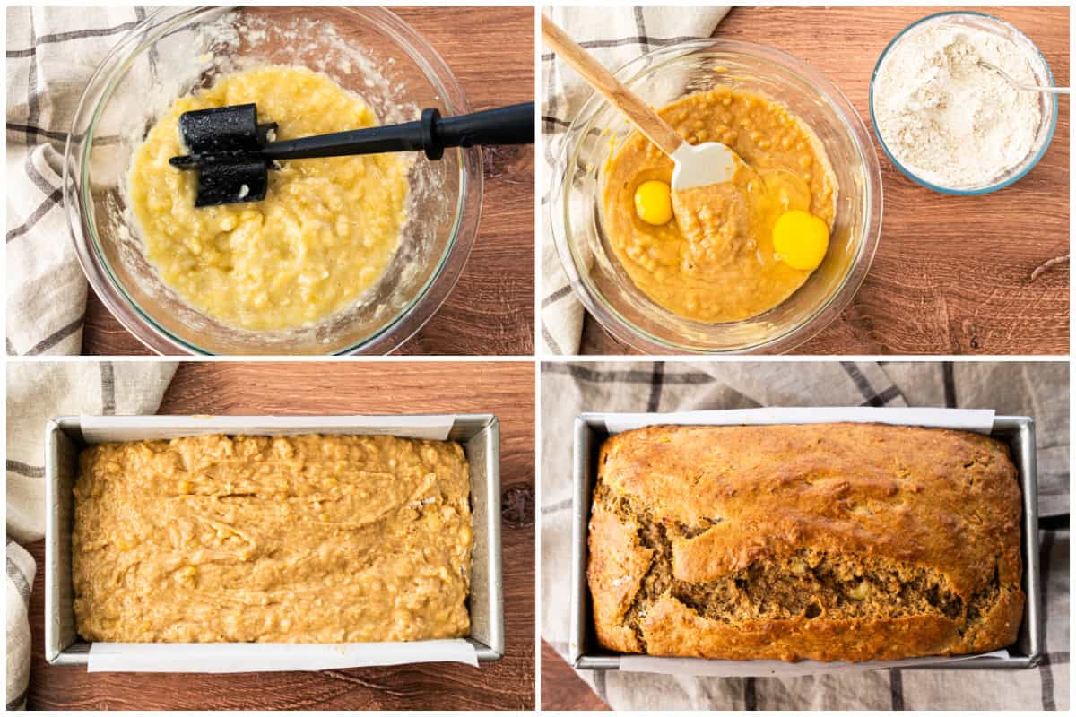 This moist Pb Banana Bread recipe is made with pantry ingredients in less than an hour! It's delicious and so moist!