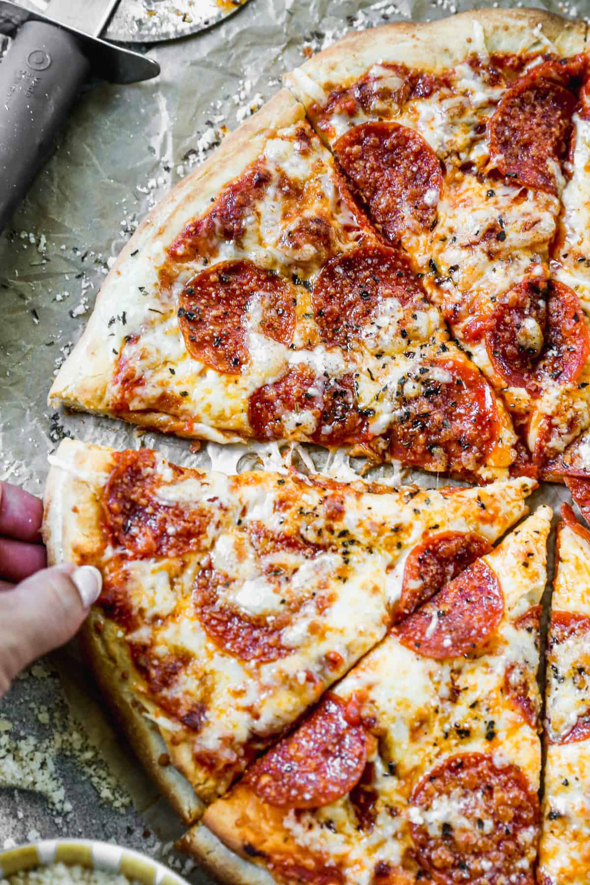 This Pepperoni Pizza recipe gives you that classic pizzeria flavor at home.