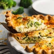 This Broccoli Cheddar Quiche is a savory, spring-ready brunch option that everyone will love.