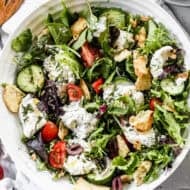 Burrata Salad is a quick spring dish that feels special enough for guests but easy enough for a weeknight.