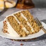 This easy Hummingbird Cake is moist and delicious with bananas and pineapple. It's the perfect cake for Easter or any Spring and Summer gathering!