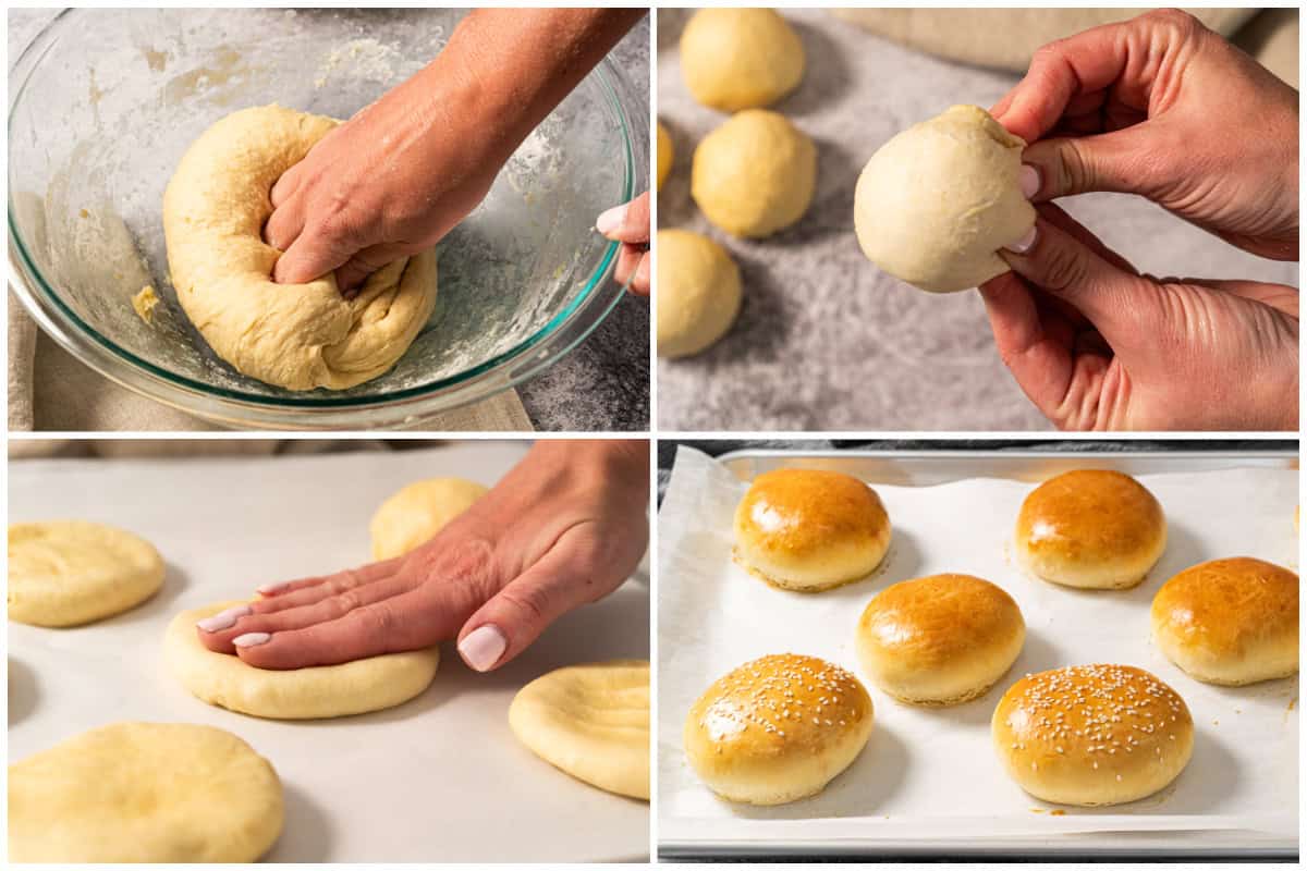 Learn how to make hamburger buns with just a few simple ingredients. They are so easy and perfect for any beginner!