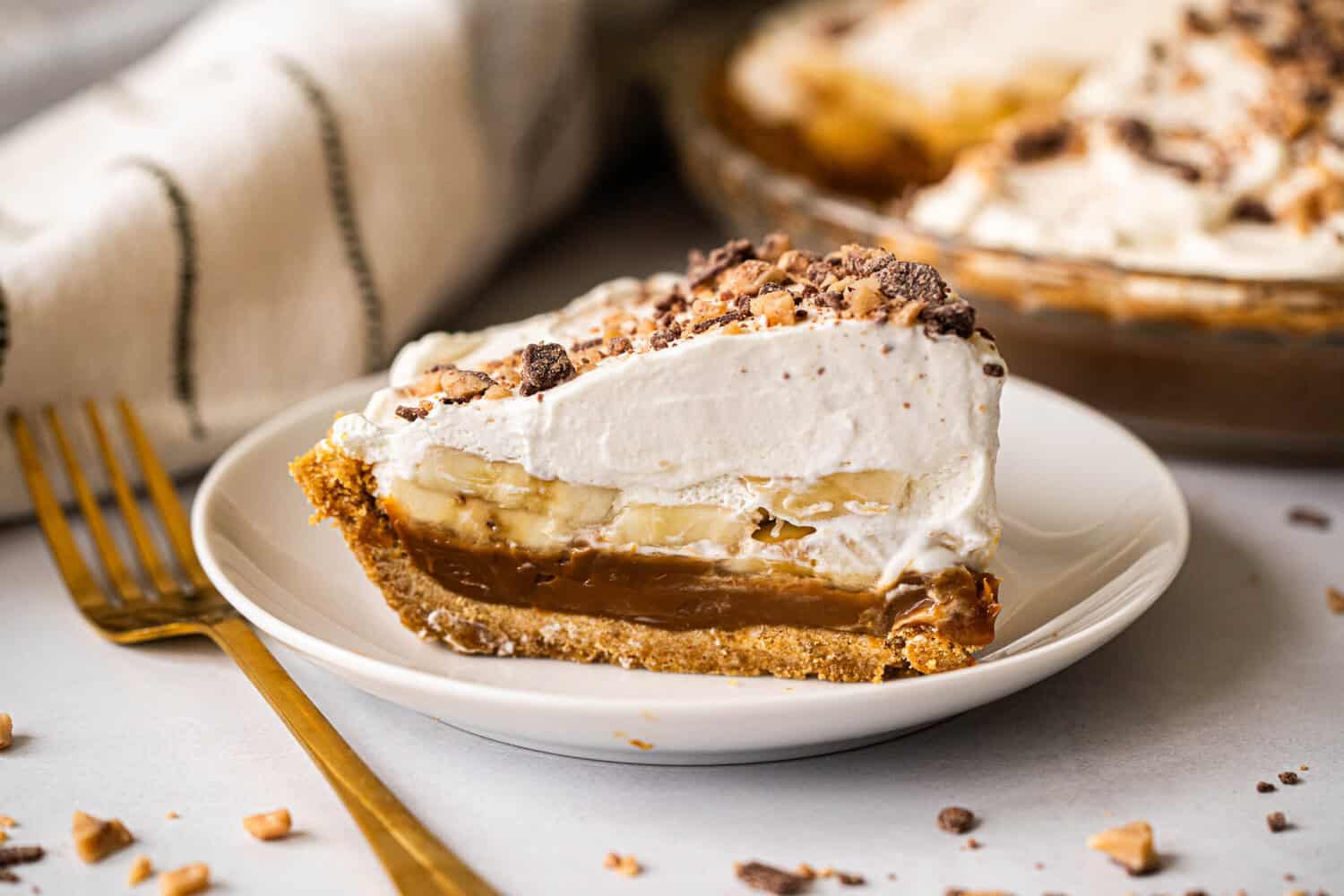 Banoffee Pie is a fun make-ahead Father’s Day dessert that kids can layer and chill for a sweet surprise.