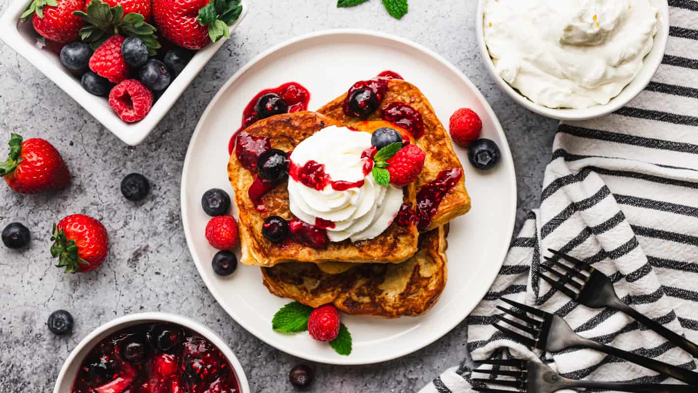 Fluffy mascarpone cream turns simple French toast into a special-occasion breakfast everyone loves.