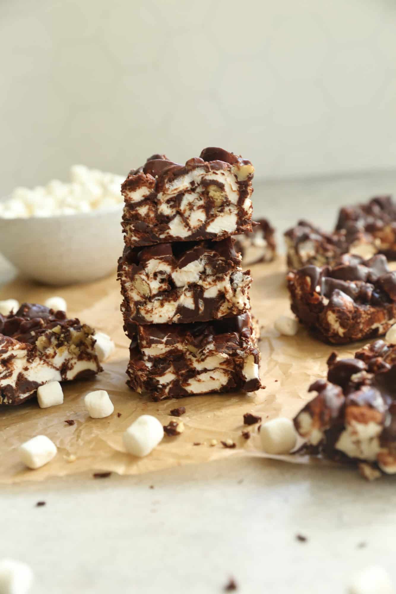 Rocky Road is a simple Father’s Day dessert that’s packed with fun mix-ins for a sweet, shareable treat.